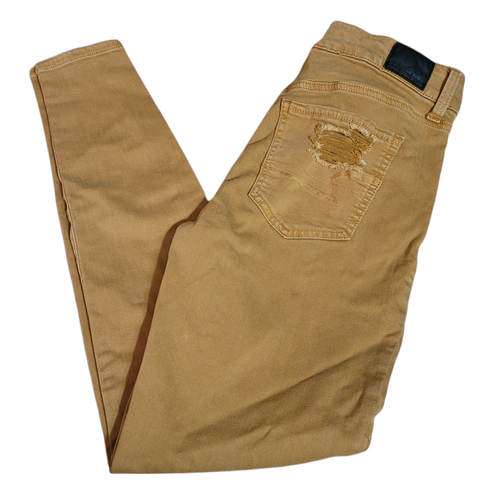 American Eagle Distressed HI Rise Jeggings